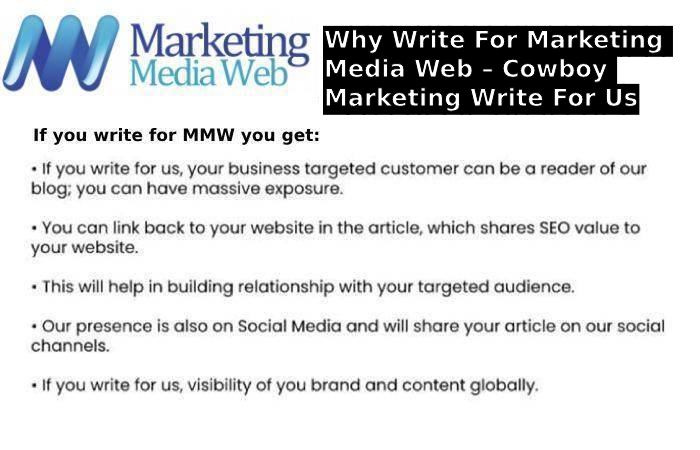 Why Write For Marketing Media Web – Cowboy Marketing Write For Us